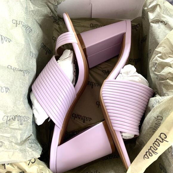 CHARLES BY CHARLES DAVID lilac sandal heels NEW - Picture 4 of 9